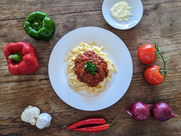 Tagliatelle with Bolognese Sauce