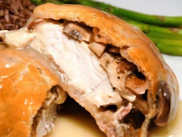 Chicken and Mushroom Wellington