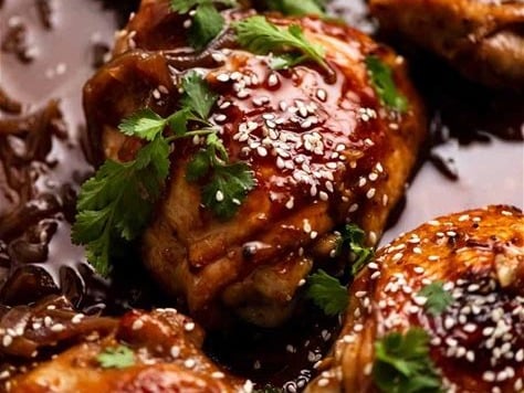 Sticky Honey Soy Chicken with Rice Copy