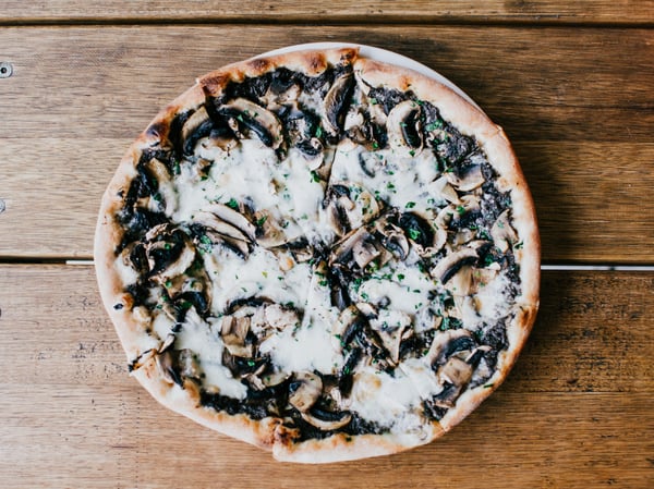 Truffled Field Mushroom Pizza