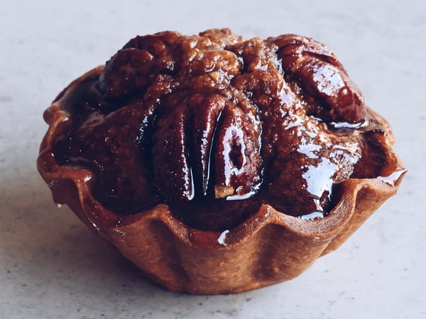 Smoked Pecan and Butterscotch Mini Tart