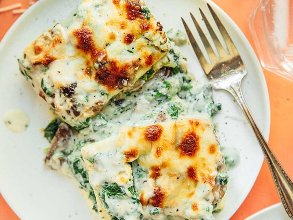 Zucchini ricotta Lasagne