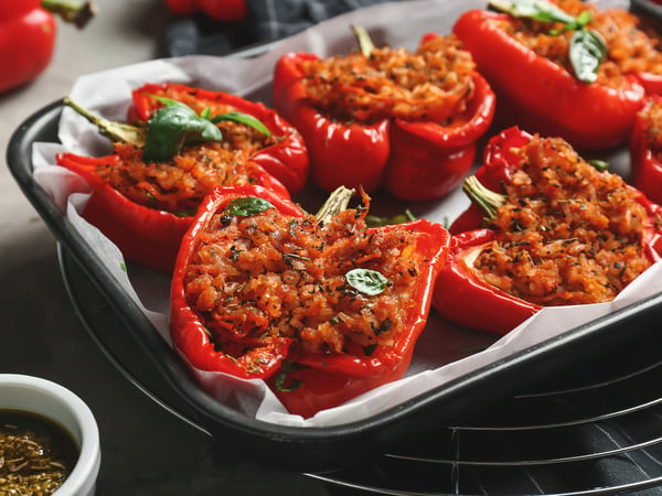 Stuffed Capsicum (V)