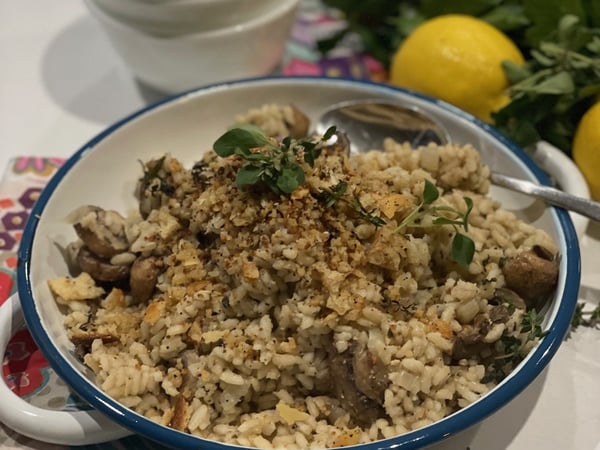 Mushroom & Wattleseed Risotto