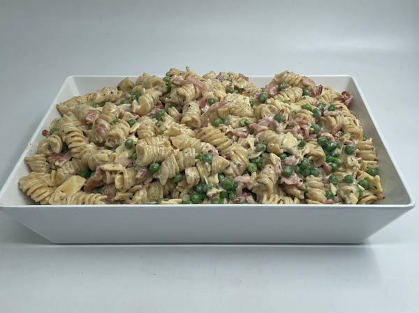 Lemon Pea Bacon Pasta Salad