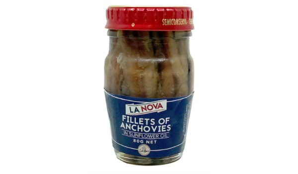 La Nova - Fillets of Anchovies in Sunflower 0il 