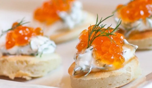 Blinis, Smoked Salmon & Caviar