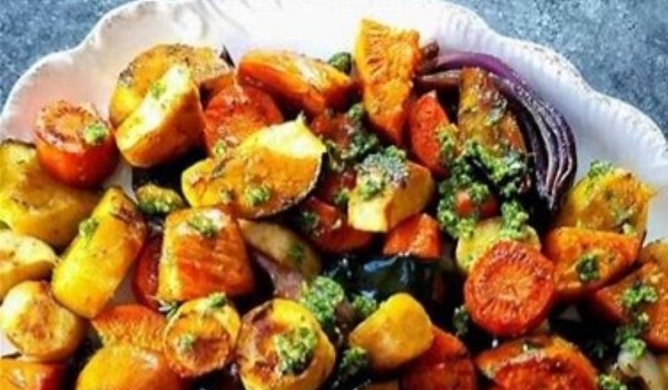 Roasted Caramelised Balsamic Vegetables