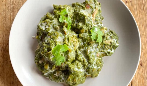 Palak chicken 