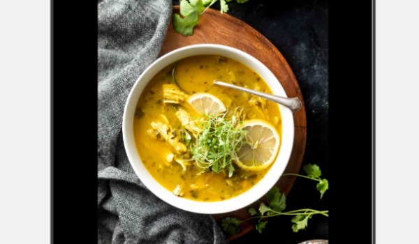 GOLDEN TURMERIC CHICKEN & GINGER BROTH