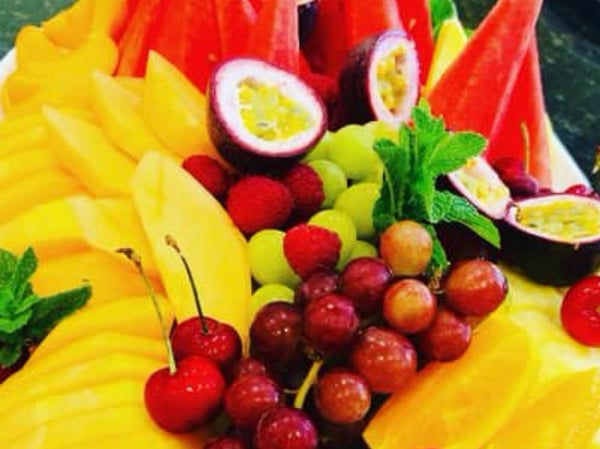 fresh fruit platter