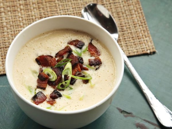 Cauliflower and Bacon Soup