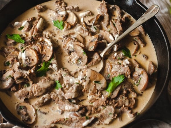 Beef Stroganoff