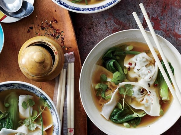 Chicken Wonton Noodle Soup