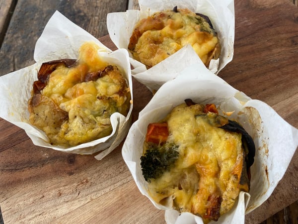 Roast Vegetable Frittata Individual