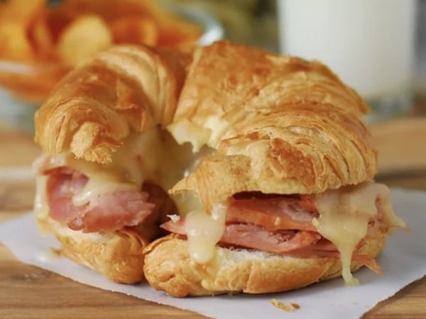 Ham & Cheddar Croissant - twin pack