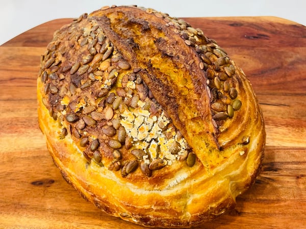 Pumpkin and Chive Sourdough