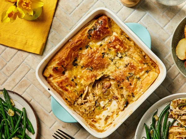 Chicken Mushroom & Leek Pie- Freezer stock