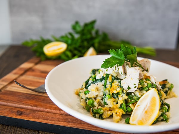 Chicken Pea & Pumpkin Risotto