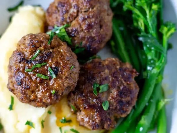 Beef rissoles