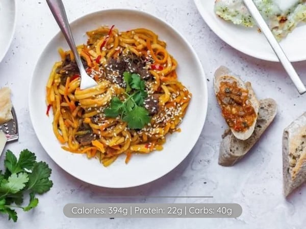 Beef Stir Fry, Hokkien Noodles – Frozen