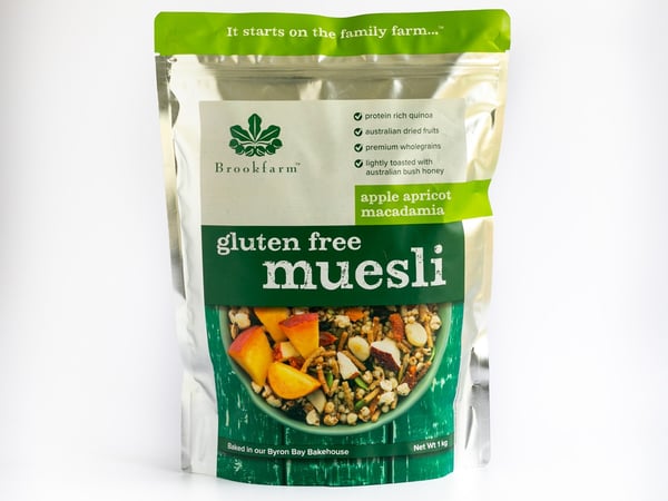 Brookfarm - Apple, Apricot & Macadamia - Gluten Free Muesli