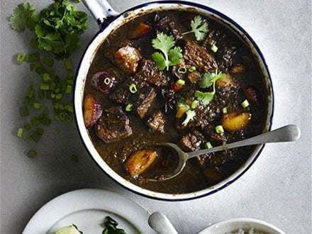 Chinese plum braised pork with Jasmine rice