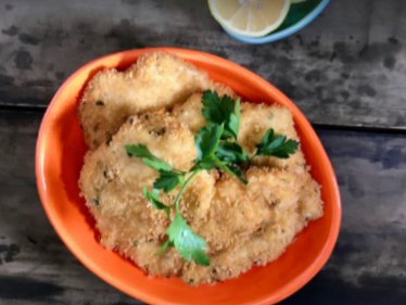 Fresh Herb and Panko Crumb Chicken Schnitzel