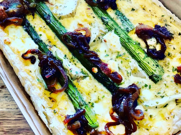 Smoky Bacon Tart with Seasonal Vegetables