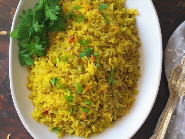 Turmeric Rice Pilaf