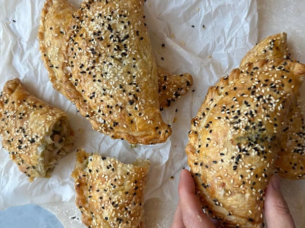 Creamy Chicken & Tarragon Pockets