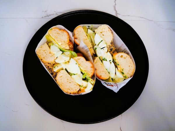 Herb Egg Salad Bagel