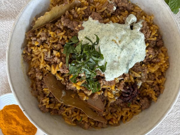 Beef Mince Biryani