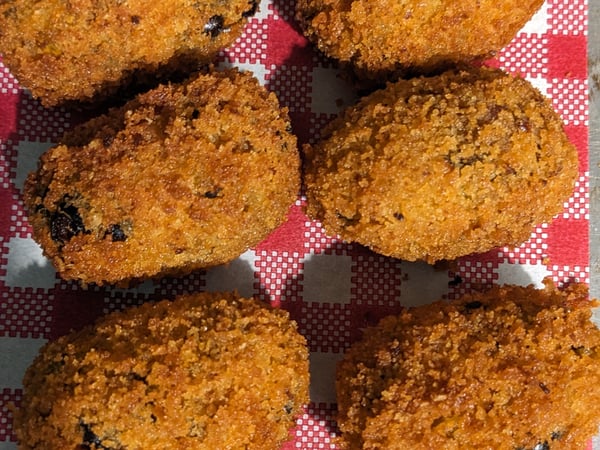 Cajun Sweet Potato Croquette | GF - DF - Vegan - Halal