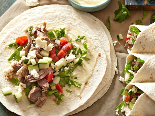 Greek Lamb Wrap