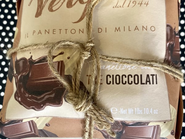 Vergani Three Chocolate Panettone