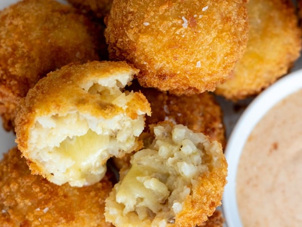 Leek and Cheese Arancini