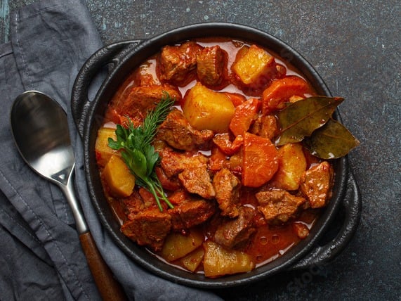 Irish Lamb Stew Cooked w/ Guinness