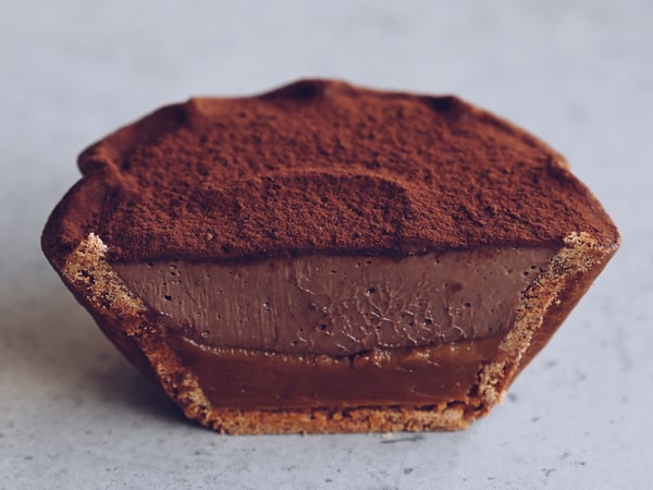 Chocolate and Caramel Tart Mini Tart