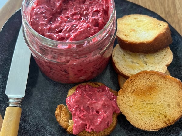 Beetroot Dip with Middle Eastern Spices