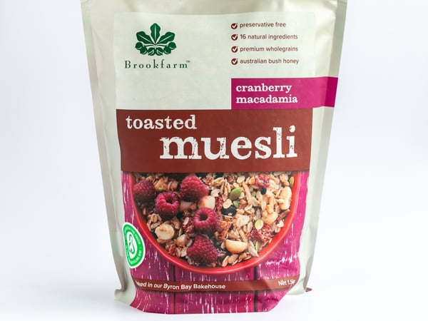 Brookfarm - Cranberry & Macadamia Muesli