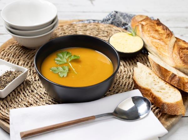 Roasted Butternut Pumpkin and Sweet Potato Soup