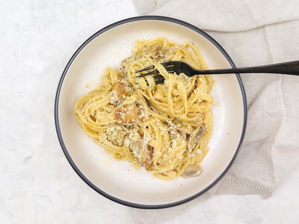 Truffle mushroom fettucine