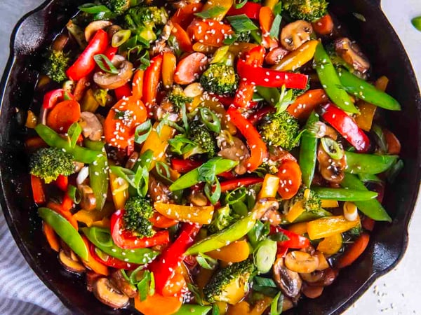 MONGOLIAN VEGETABLE STIR FRY