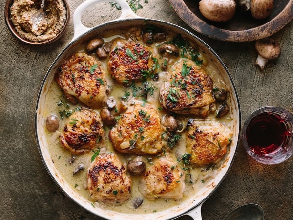 Chicken, Mushroom & Bacon Casserole