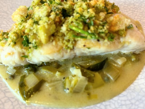 Snapper with Parsley & Caper Sauce