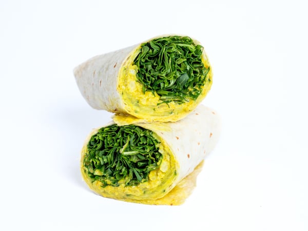 Curried Cauilflower Salad Wrap