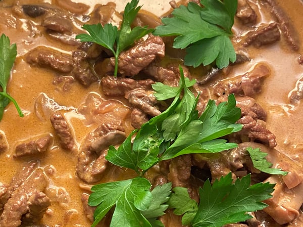 Boeuf Stroganoff