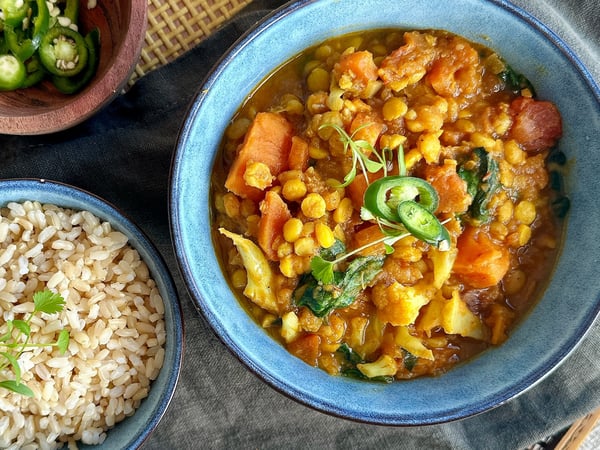 *Roasted Vegetable Dahl