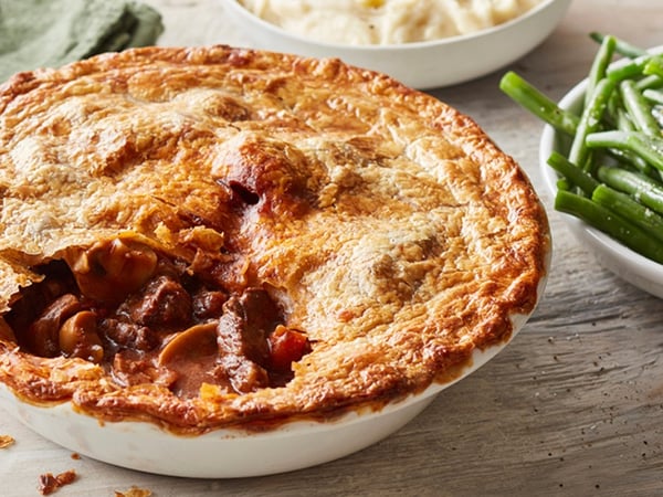 Steak and Pepper pie